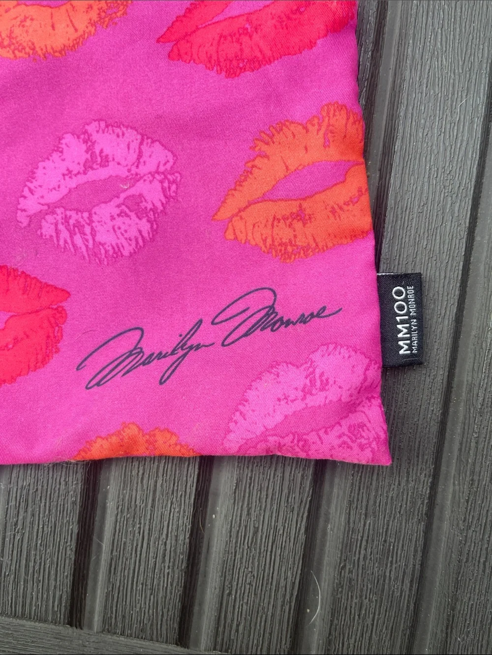 Ipsy - Pink Marilyn Monroe Lip Print Makeup Bag